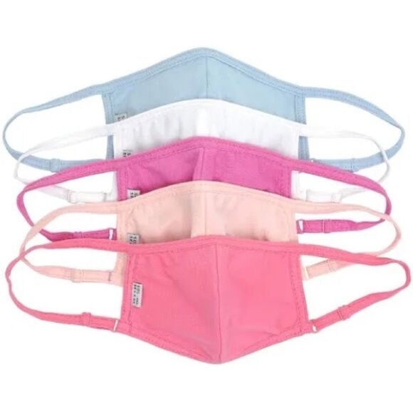 Sol and Selene 5 pack face mask Assorted Cotton Face Masks New in sealed bag - Picture 2 of 6